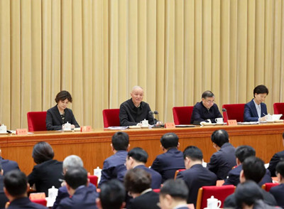 全国宣传部长会议在京召开 蔡奇出席